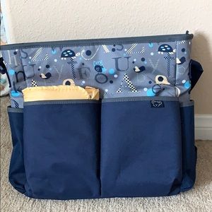 Blue Diaper Bag